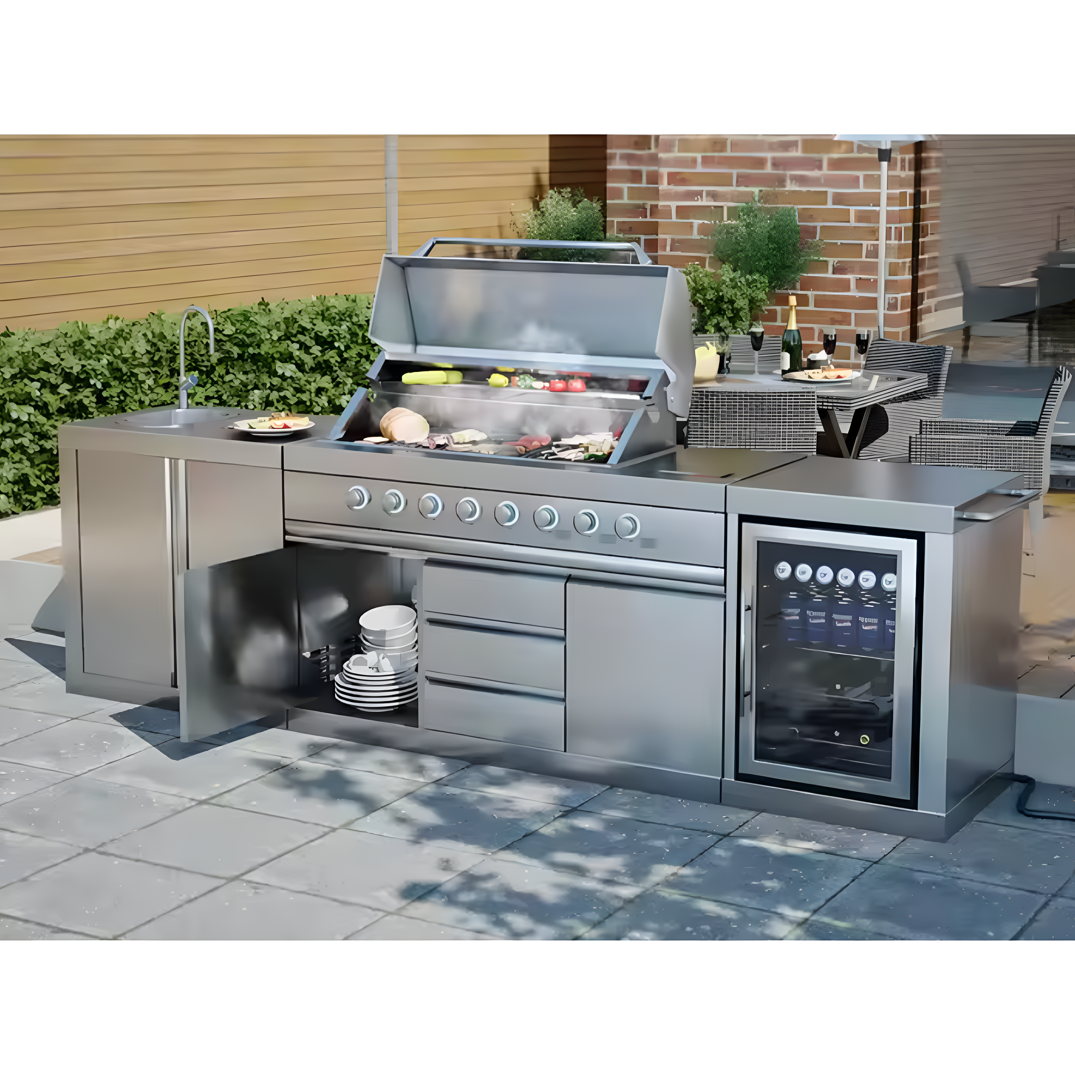 Shadecraft Pavillion Outdoor Kitchen Suite